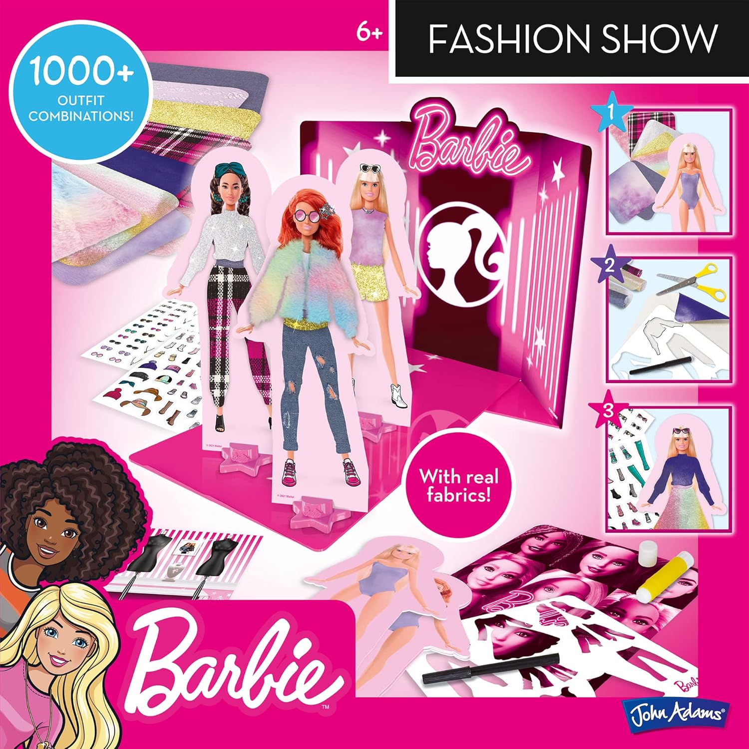 Barbie Fashion Show avec 12 silhouettes et 10 tissus – Image 6