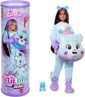 Barbie Cutie Reveal Bisounours Ourson Rêve Éclatant avec 10 surprises