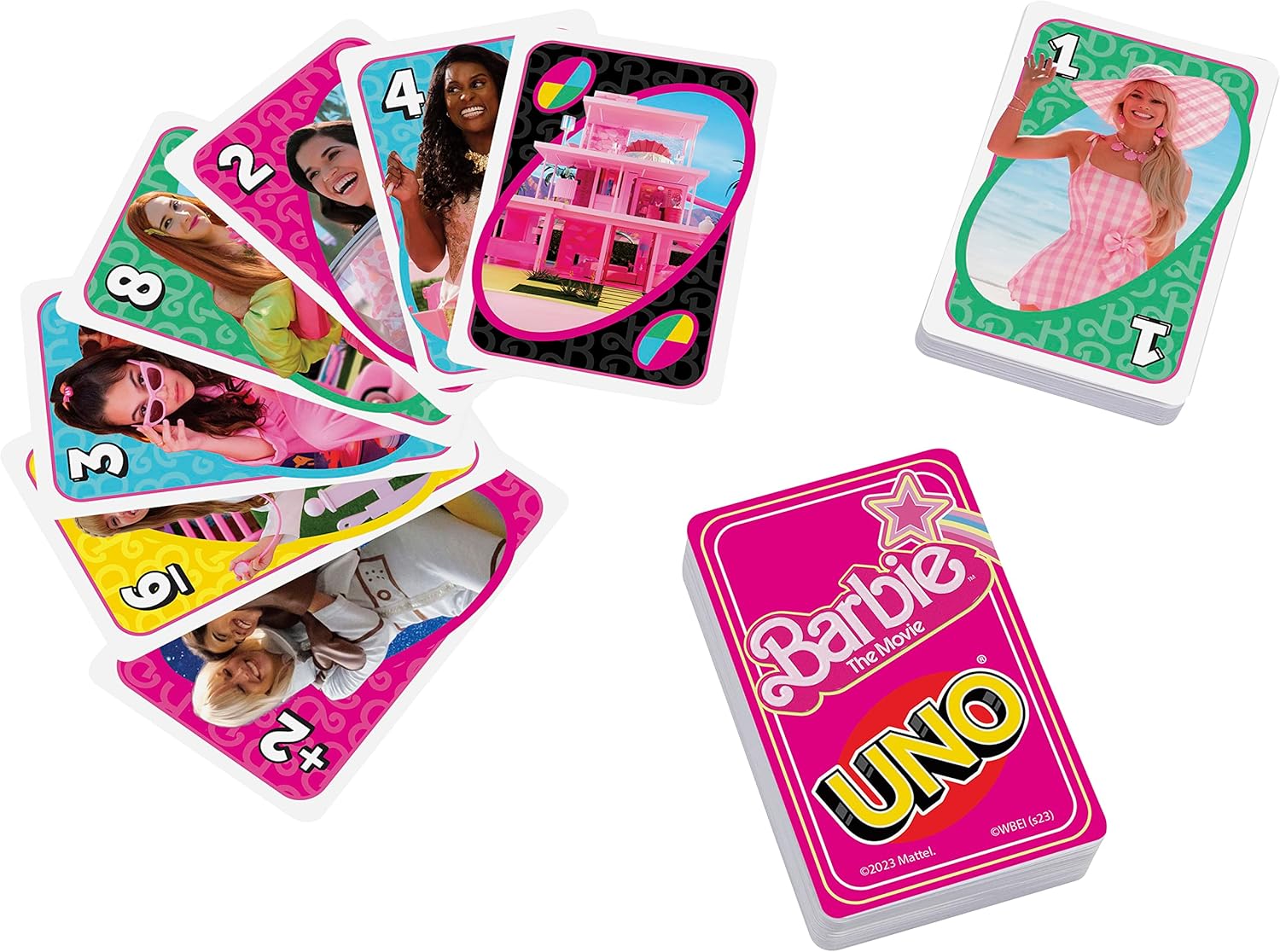 UNO Barbie Le Film avec règle spéciale « Trop jouée » – Image 2