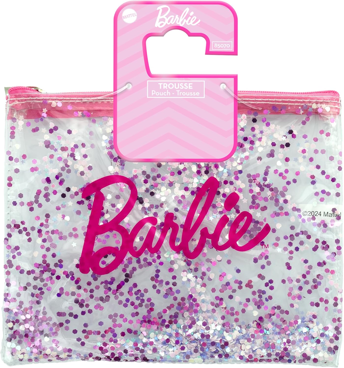 Barbie trousse beauté à paillettes multicolores 18x15cm – Image 2