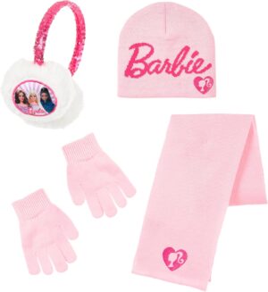 Ensemble hiver Barbie rose taille 53 pour filles