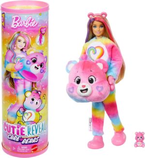 Barbie Cutie Reveal Bisounours Toutensemble rose avec 10 surprises