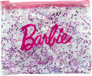 Barbie trousse beauté à paillettes multicolores 18x15cm