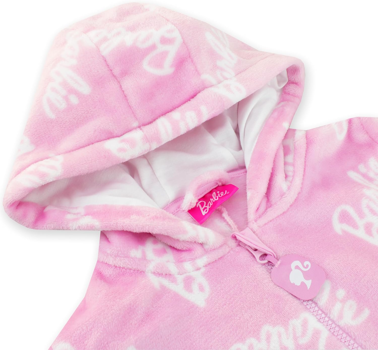 Combinaison Barbie rose en polaire pour fille – Image 8