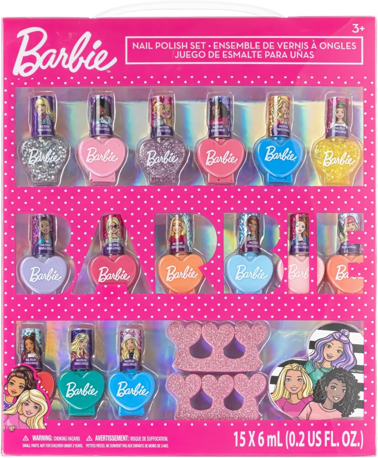 Set maquillage Barbie Movie avec 15 vernis et 18 pièces