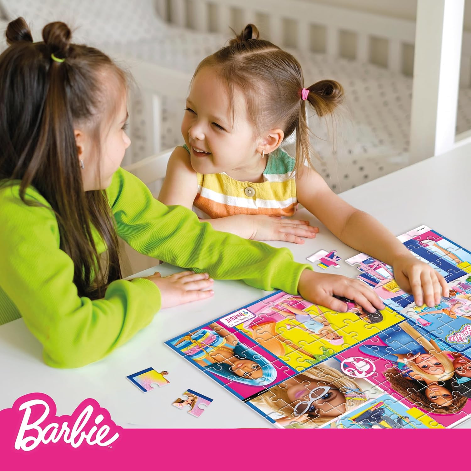 Puzzle Barbie MaxiFloor double face 108 pièces format 70x50 cm – Image 4
