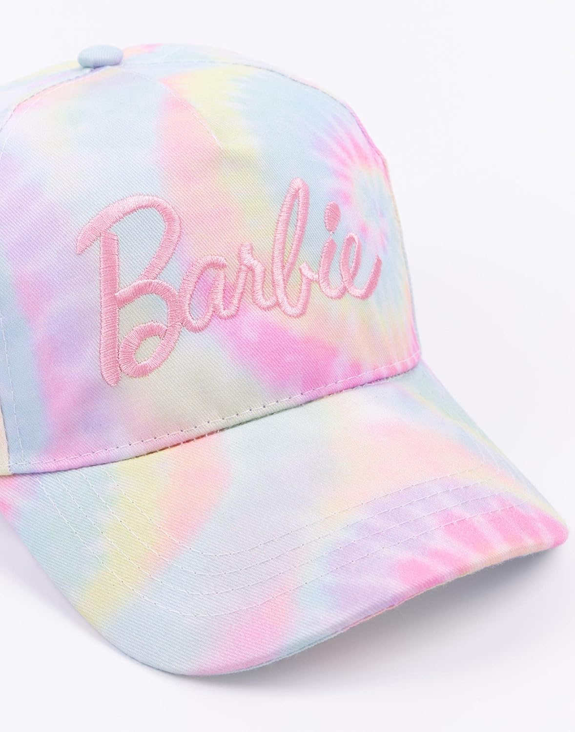 Casquette snapback Barbie tie and dye rose et bleu avec logo brodé – Image 3