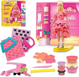 Coffret Play-Doh Barbie avec poupée, style Barbie Défilé de Mode