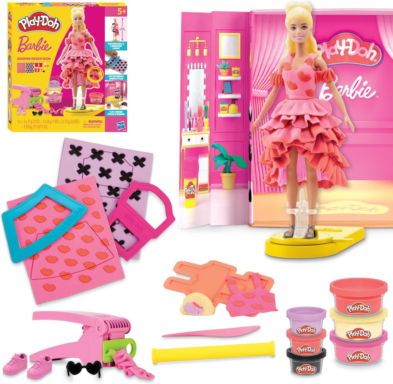 Coffret Play-Doh Barbie avec poupée, style Barbie Défilé de Mode