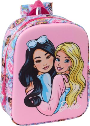Sac à dos Barbie Mini 3D rose 6L 32x43x14 cm