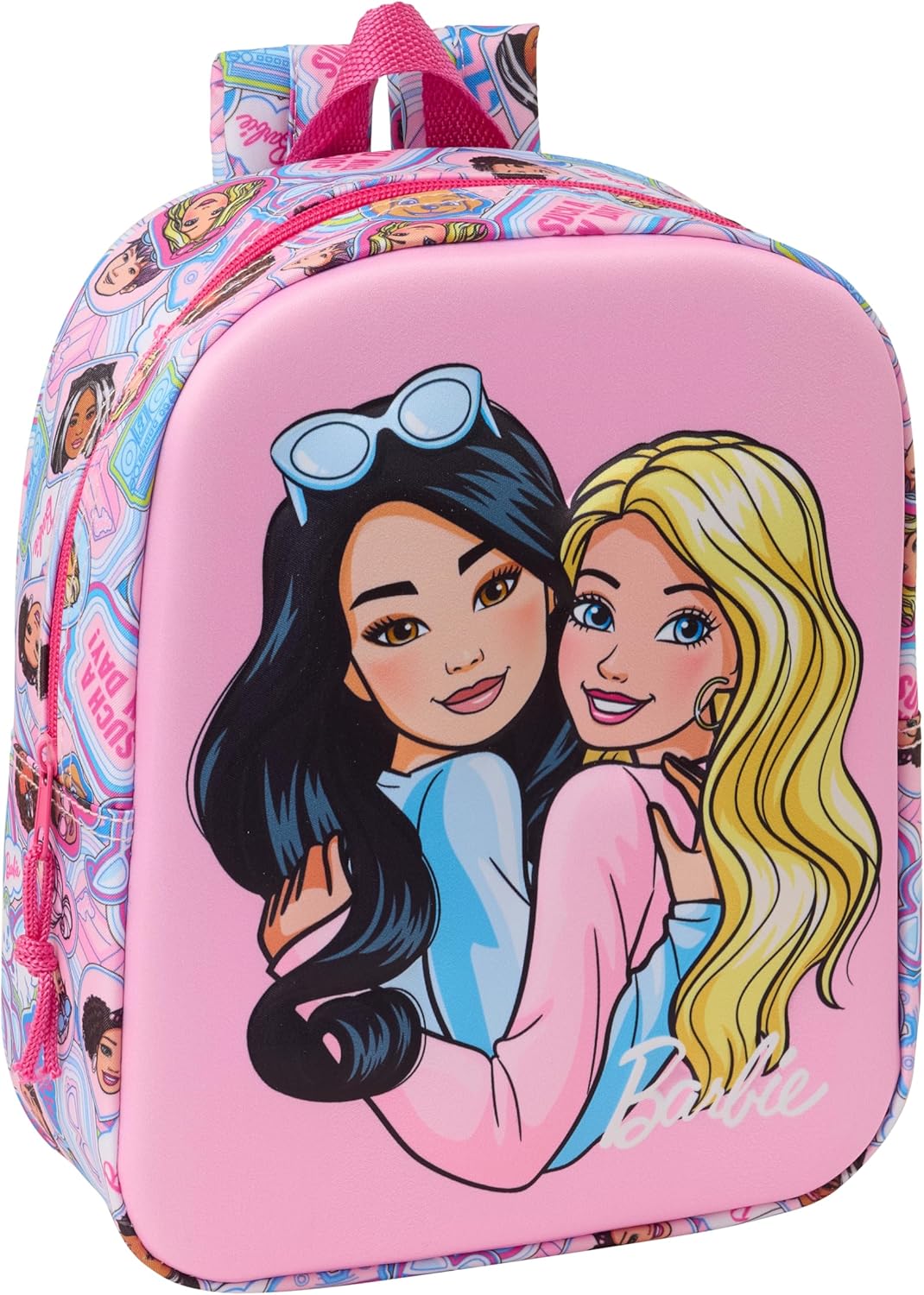 Sac à dos Barbie Mini 3D rose 6L 32x43x14 cm