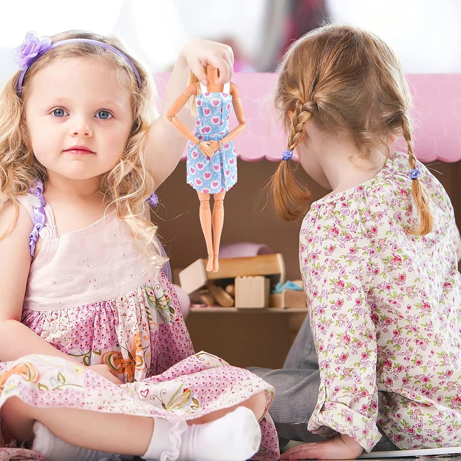Barbie 32 pièces pour poupée 11 pouces avec 10 vêtements et accessoires – Image 5