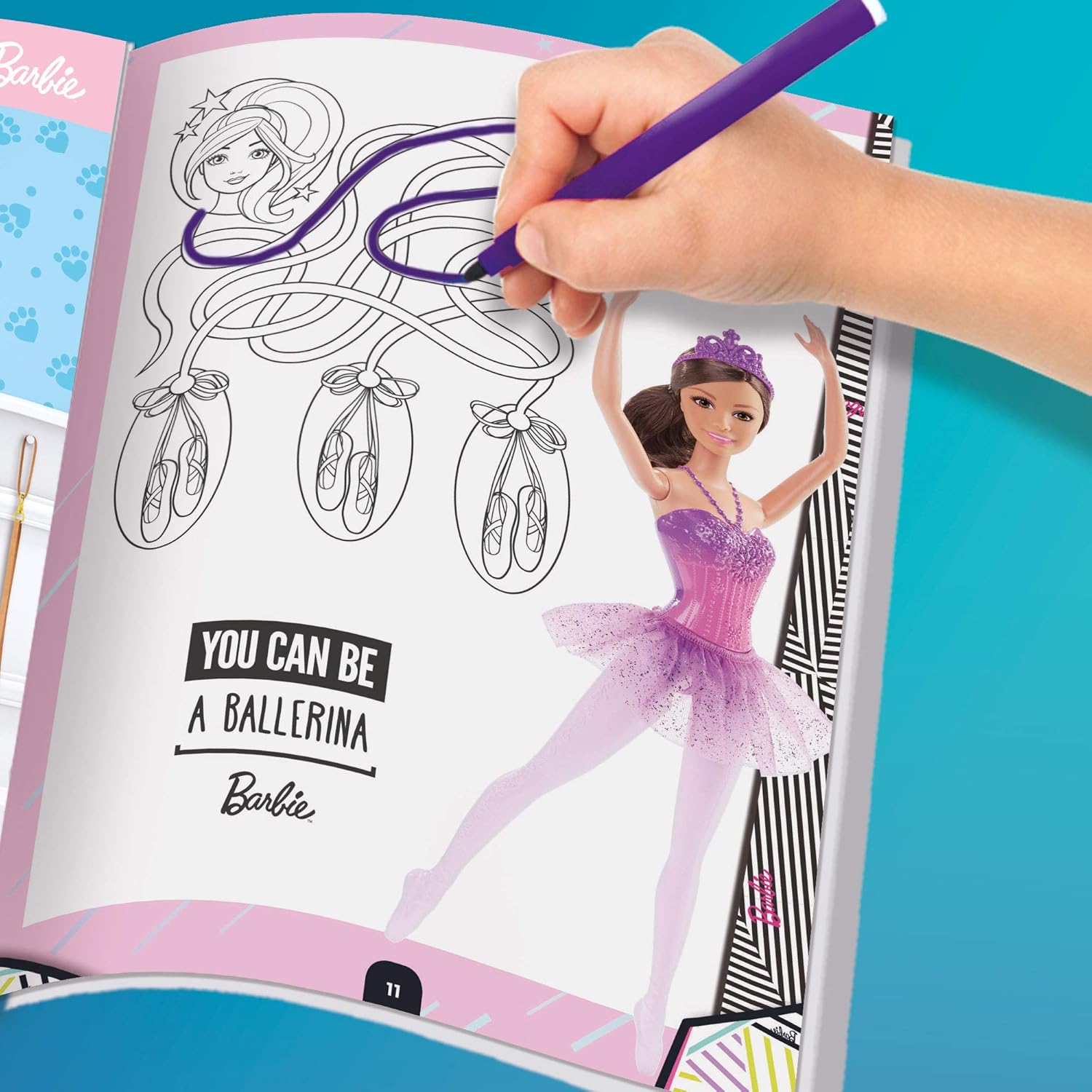 Gourde Barbie Sport Style à personnaliser avec autocollants – Image 4