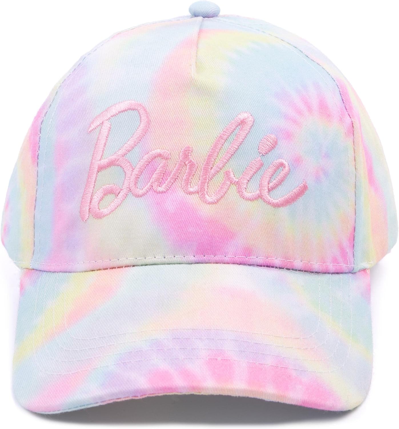 Casquette snapback Barbie tie and dye rose et bleu avec logo brodé – Image 2