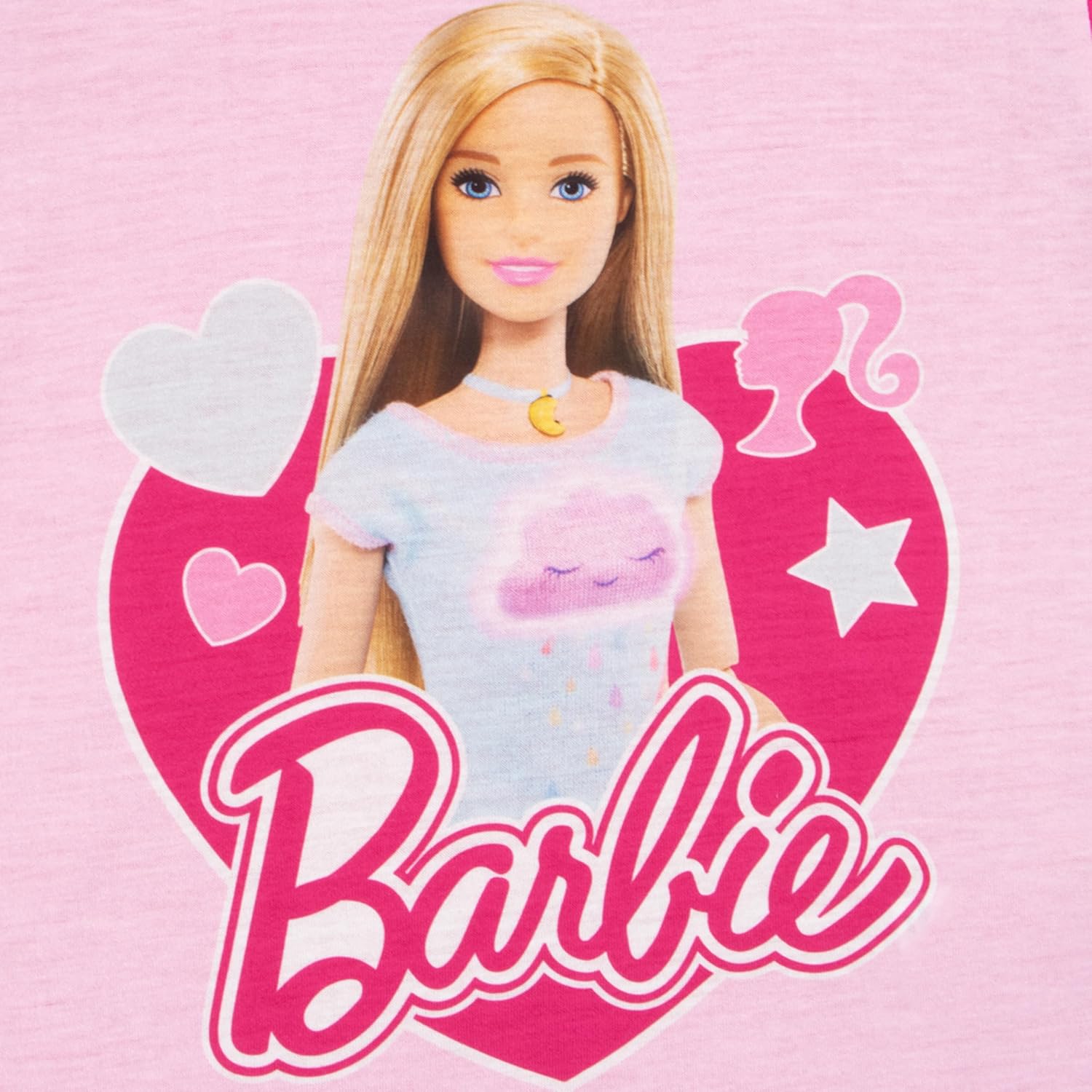 Pyjama d'été Barbie pour fille à manches courtes – Image 3