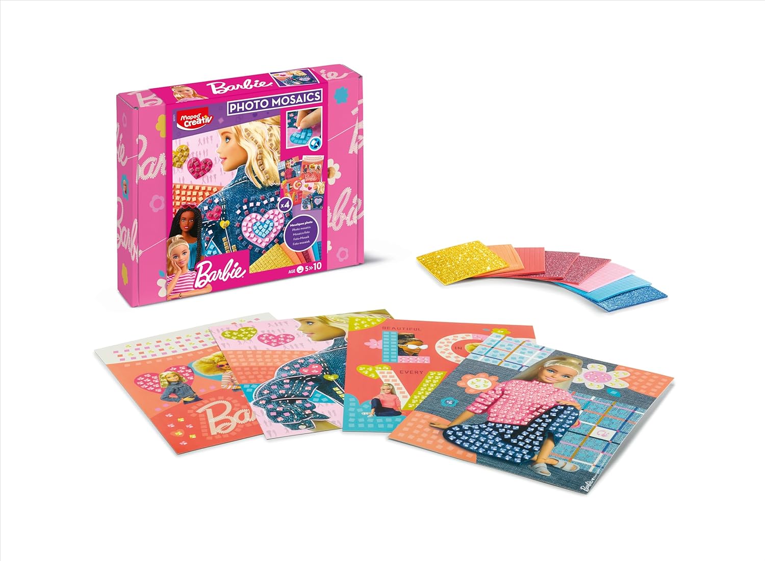 Photo'Mosaics Barbie, activité mosaïques intuitive dès 5 ans – Image 4