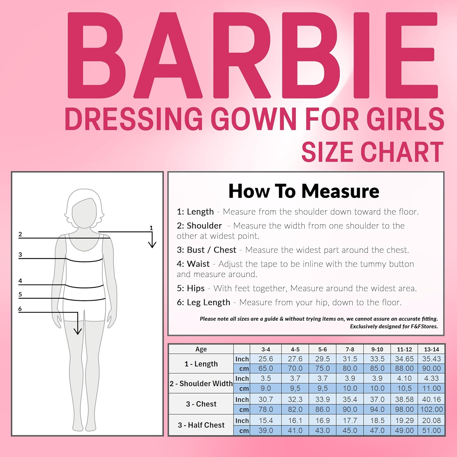 Peignoir Barbie fille à capuche avec ceinture – Image 6