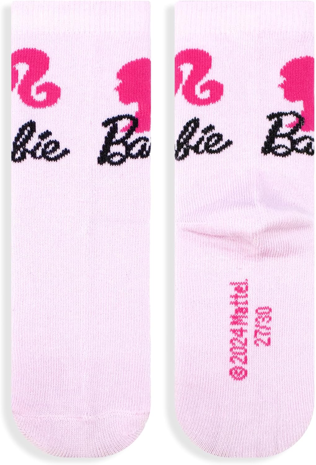 Chaussettes Barbie en coton pour fille, lot de 3 paires noir 23-26 – Image 4