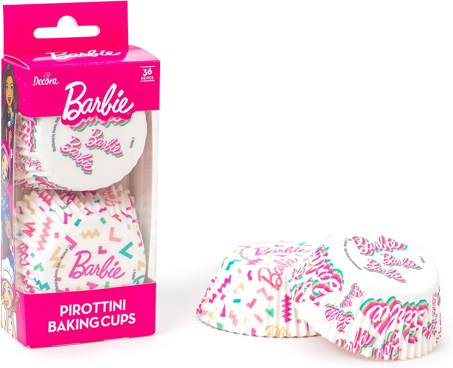 Caissettes Barbie Style 3 en papier alimentaire antiadhésif Decora 0403034