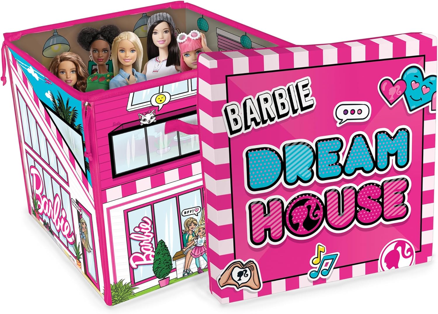 Boîte de rangement Barbie Villa de rêve avec tapis de jeu – Image 5