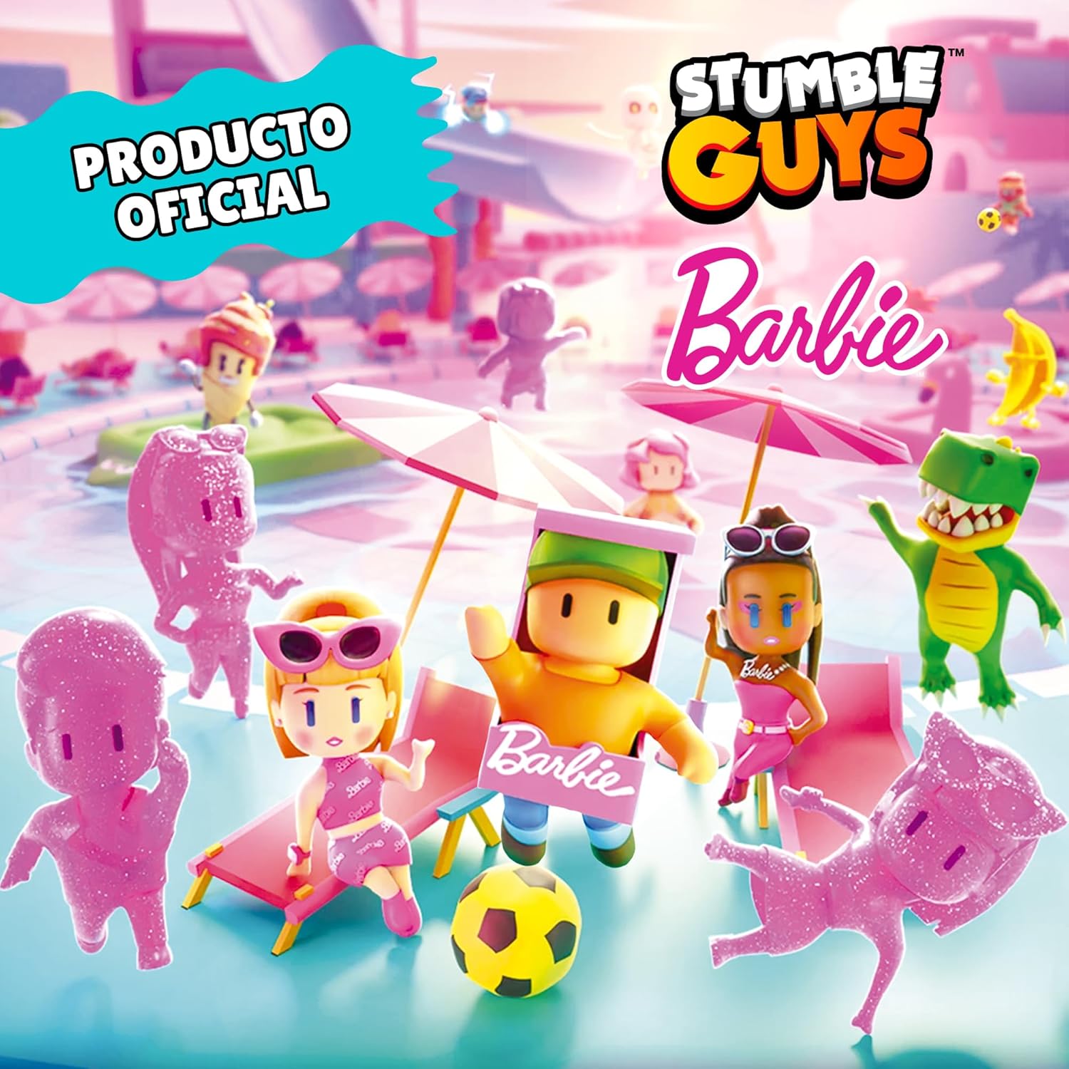 Figurine boîte surprise Barbie x Stumble Guys Bizak 64110020 – Image 5