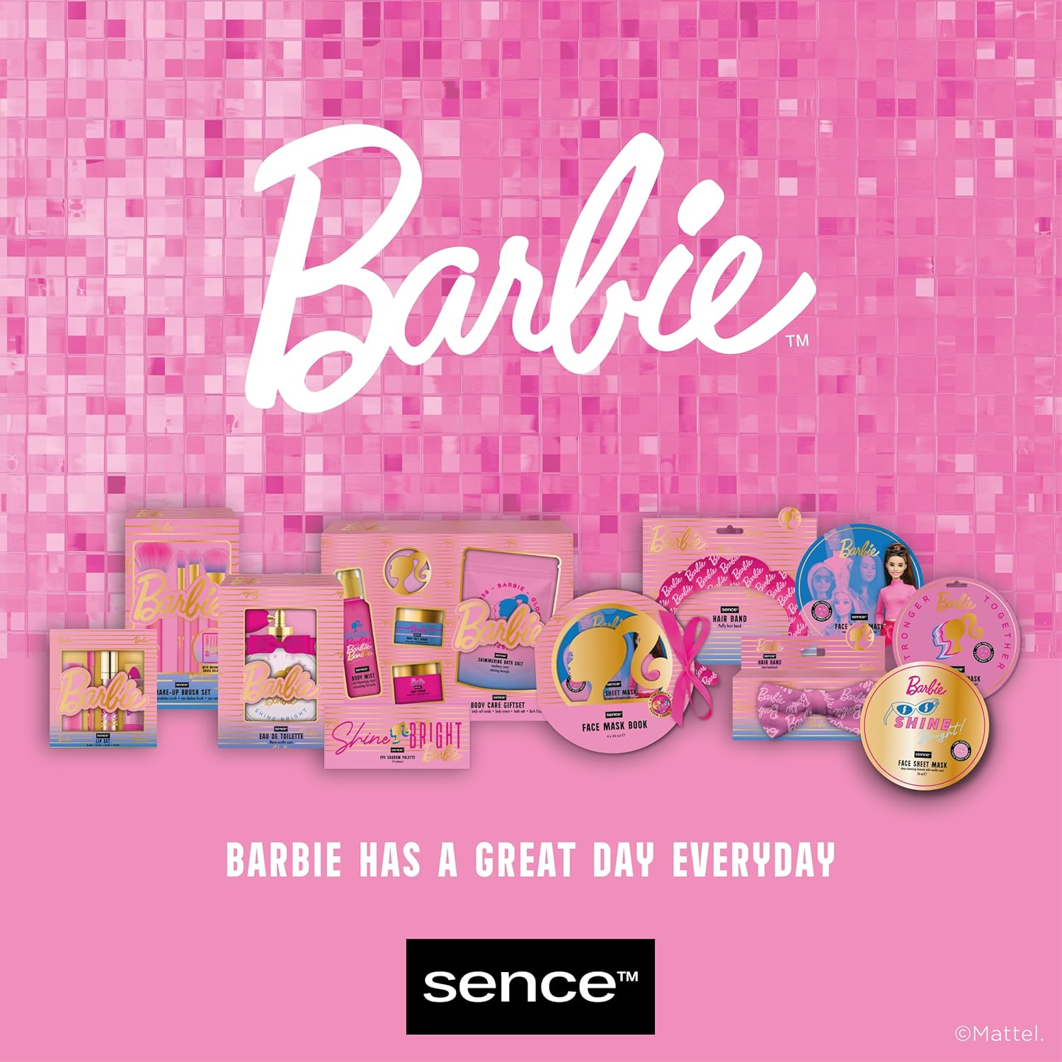 Barbie lot rose de 4 pinceaux maquillage Sence Beauty – Image 8