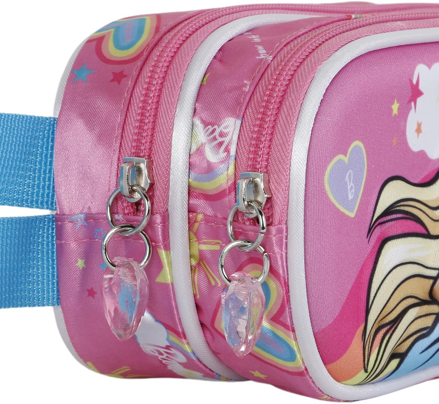 Trousse Barbie Rainbow 3D rose à double compartiment – Image 4
