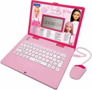 Barbie ordinateur éducatif bilingue rose avec 124 activités JC598