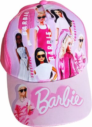Casquette Barbie réglable avec visière pour garçon enfant