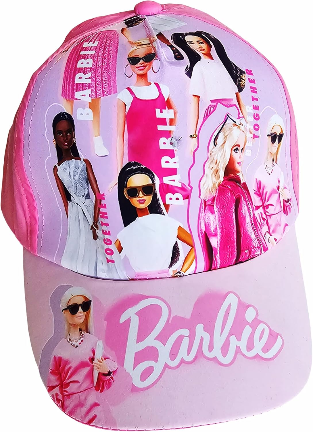 Casquette Barbie réglable avec visière pour garçon enfant