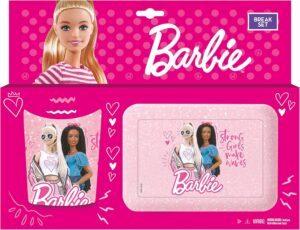Coffret cadeau Barbie avec porte-goûter et tasse 360 ml