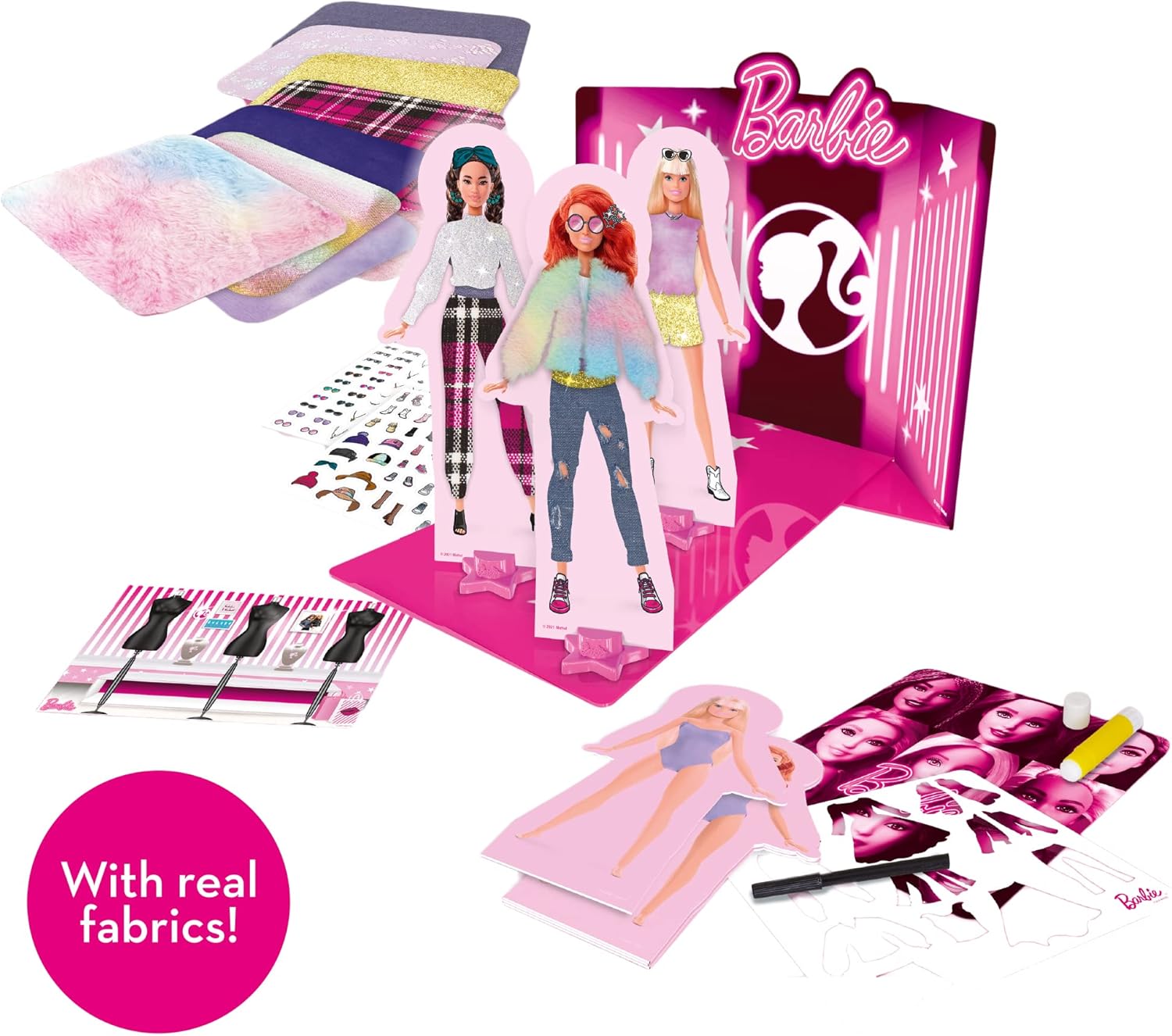 Barbie Fashion Show avec 12 silhouettes et 10 tissus – Image 2