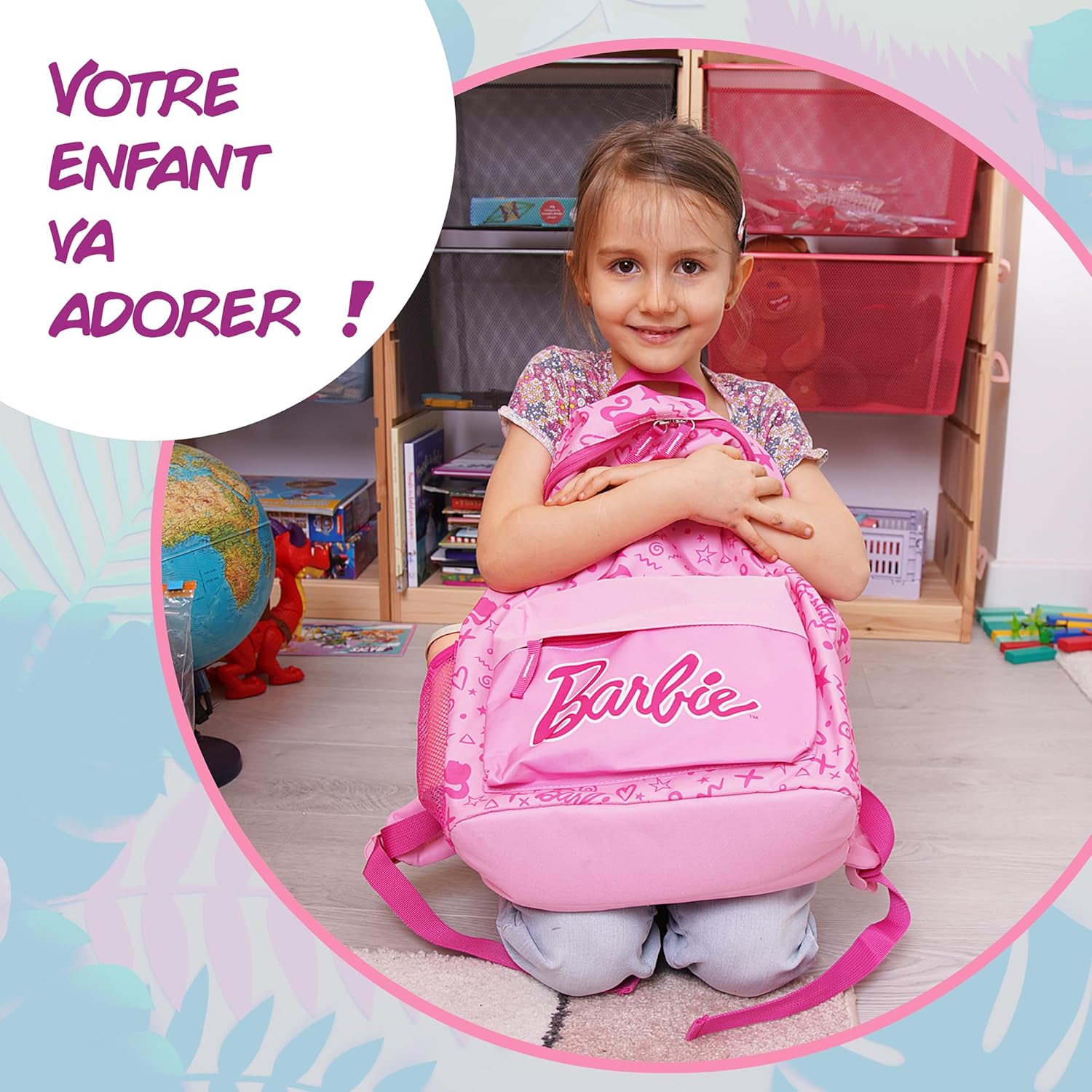 Cartable scolaire Barbie pour maternelle, CP et primaire – Image 6
