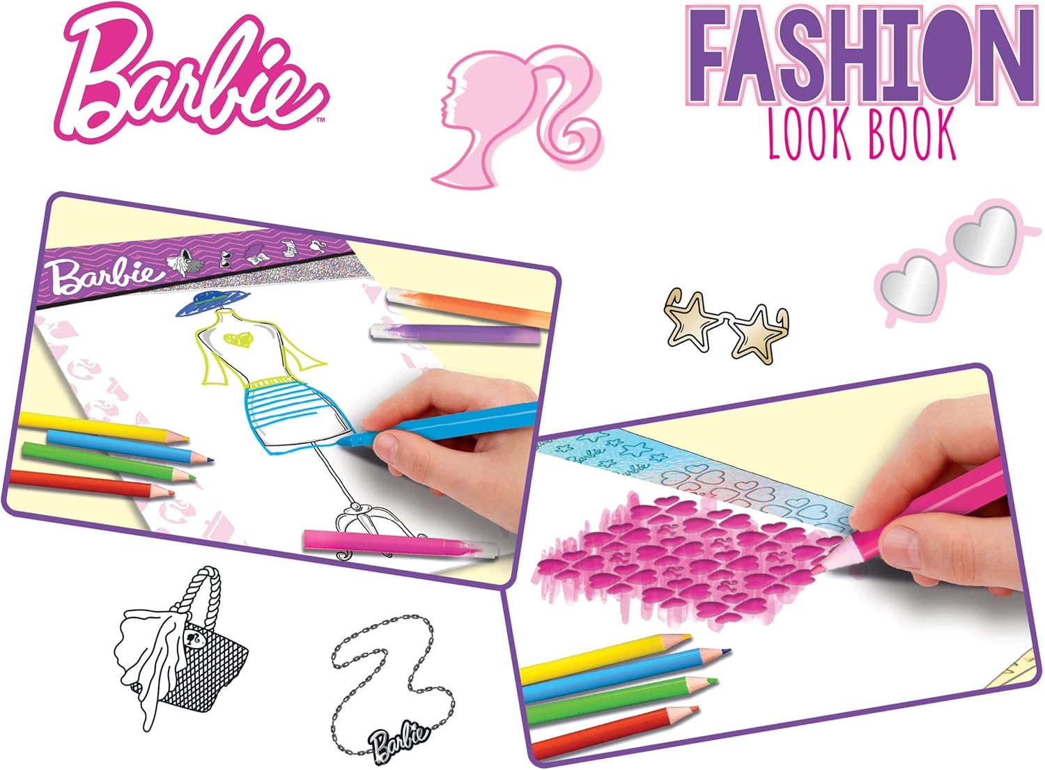 Barbie - Carnet de croquis mode Fashion Look Lisciani – Image 4