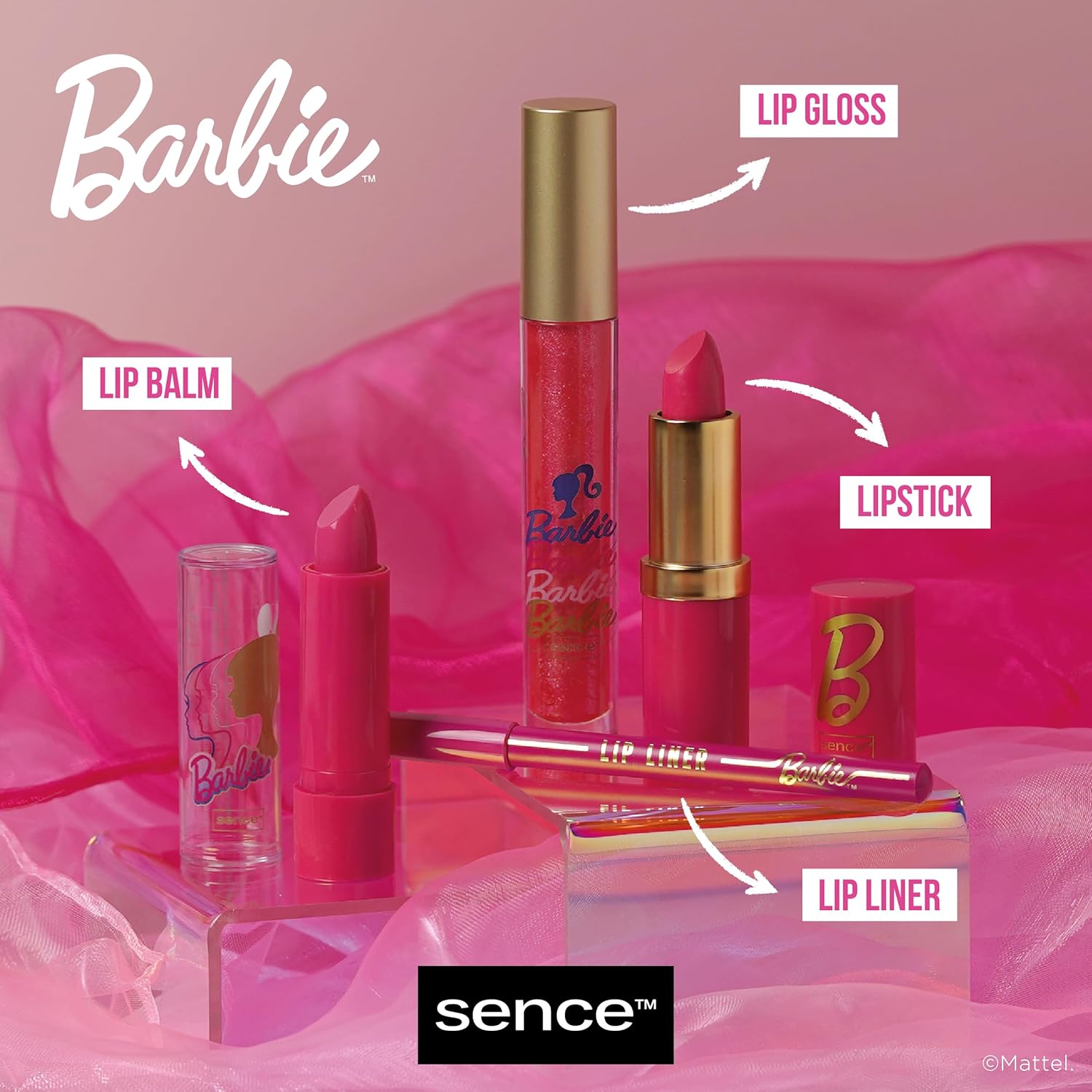 Barbie Coffret lèvres 4 pièces Vegan Beauty Box – Image 4