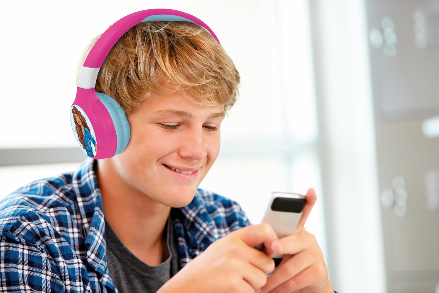 Casque audio Barbie Mattel 2-en-1 Bluetooth et filaire avec micro – Image 6