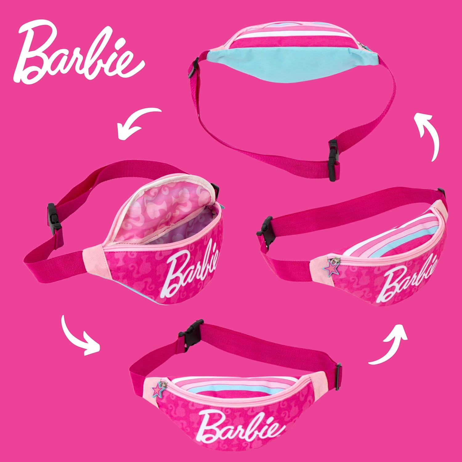 Sac banane Barbie pour filles, esprit voyage – Image 5