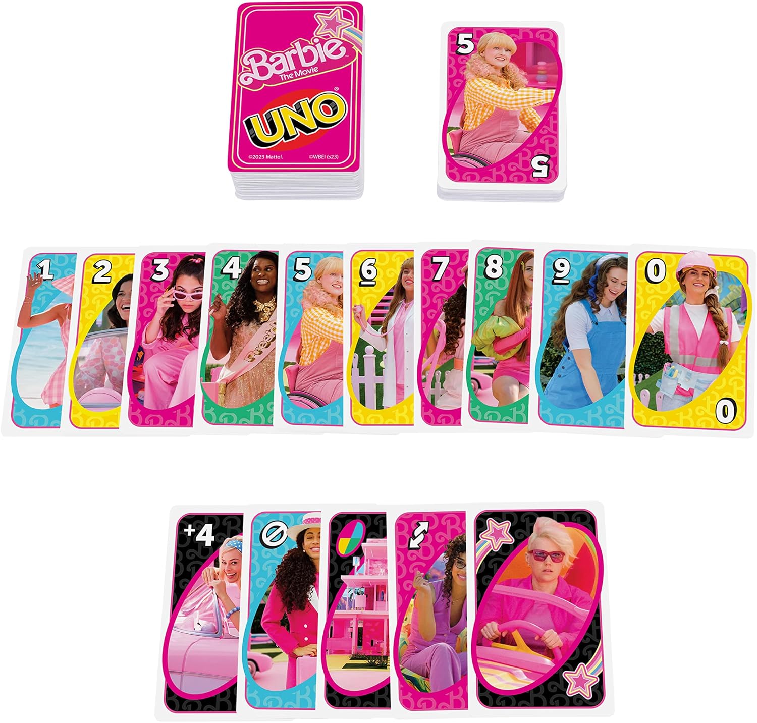 UNO Barbie Le Film avec règle spéciale « Trop jouée » – Image 4