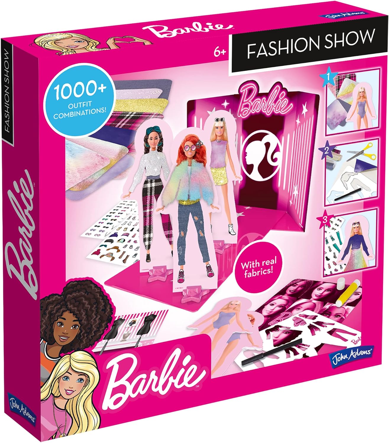 Barbie Fashion Show avec 12 silhouettes et 10 tissus