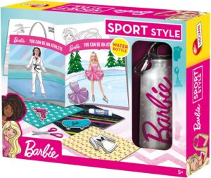 Gourde Barbie Sport Style à personnaliser avec autocollants