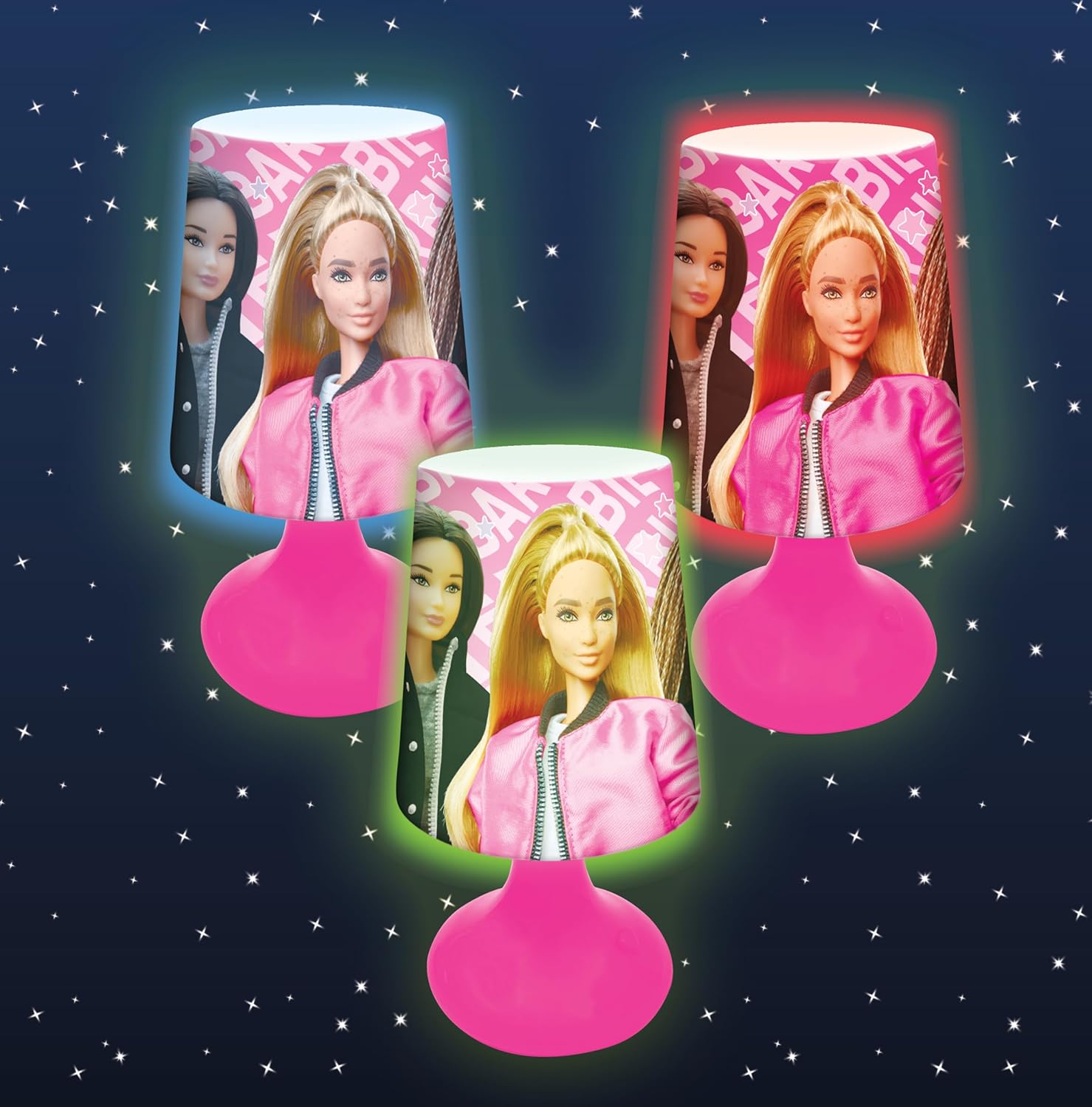 Mini veilleuse de chevet Barbie sans fil rose MLT10BB – Image 7
