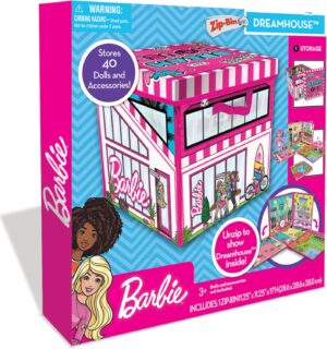 Boîte de rangement Barbie Villa de rêve avec tapis de jeu