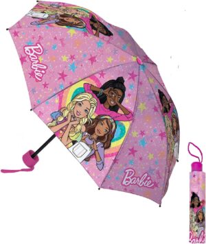 Parapluie Barbie pliable compact 52/8 cm
