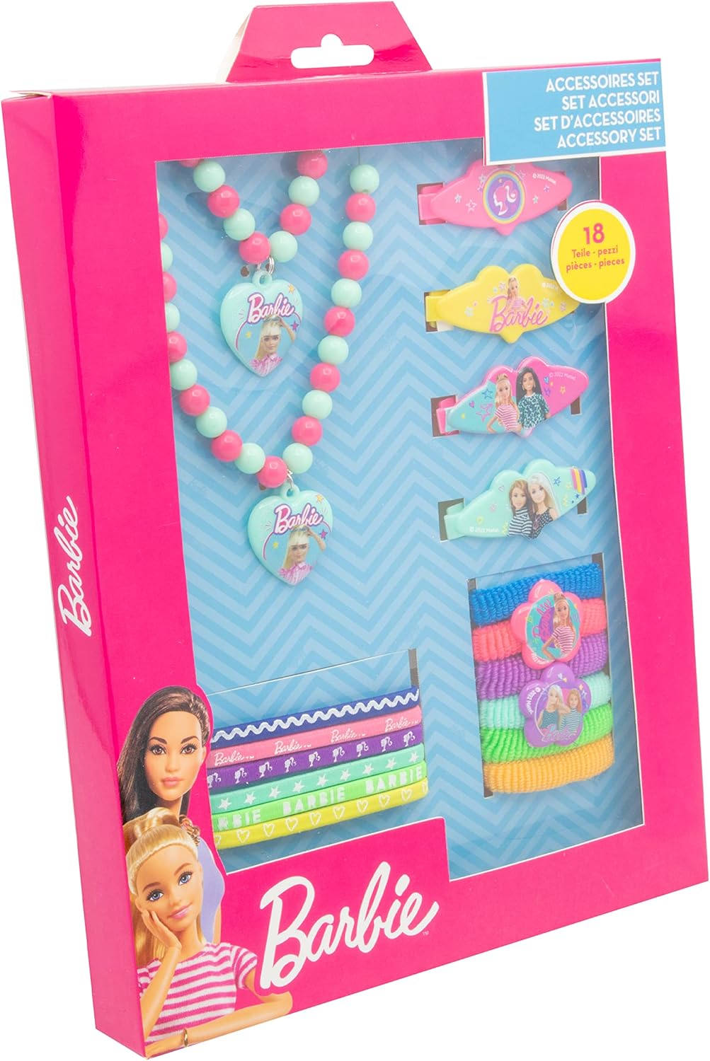 Collier Barbie Fille Parisienne avec accessoires 18 pièces