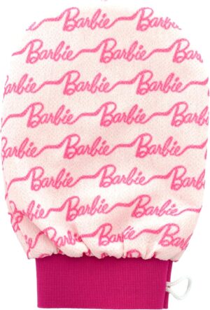 Barbie Mattel, gant de douche exfoliant réutilisable