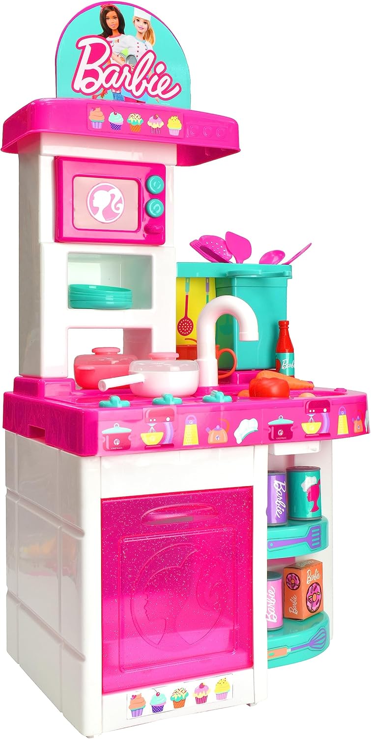 Cuisine Barbie 5150 avec lumières, sons et 40 accessoires – Image 5