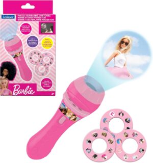 Projecteur d'histoires Barbie avec lampe torche, 3 disques et 24 images