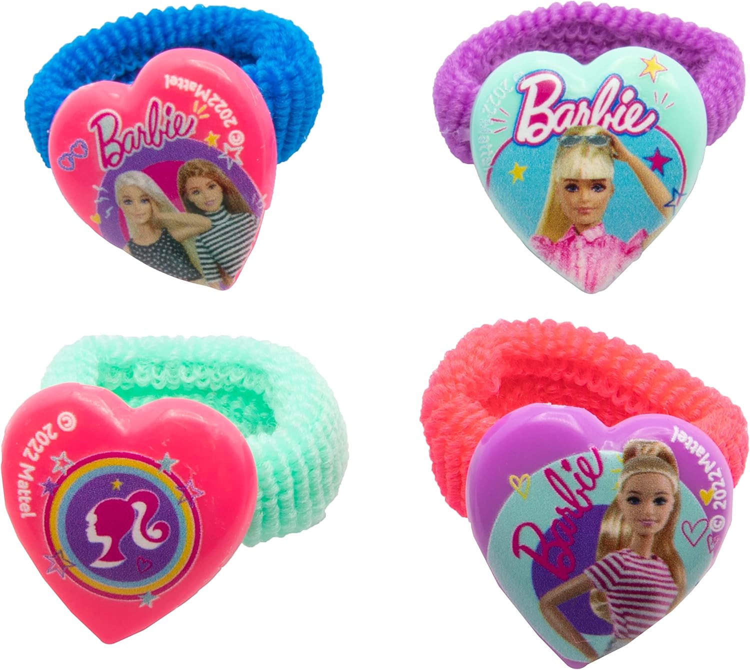 Supports de tresses Barbie sur carte arrière, lot de 4 panneaux – Image 2