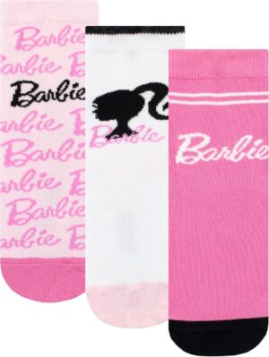 Pack de 3 chaussettes Barbie pour fille