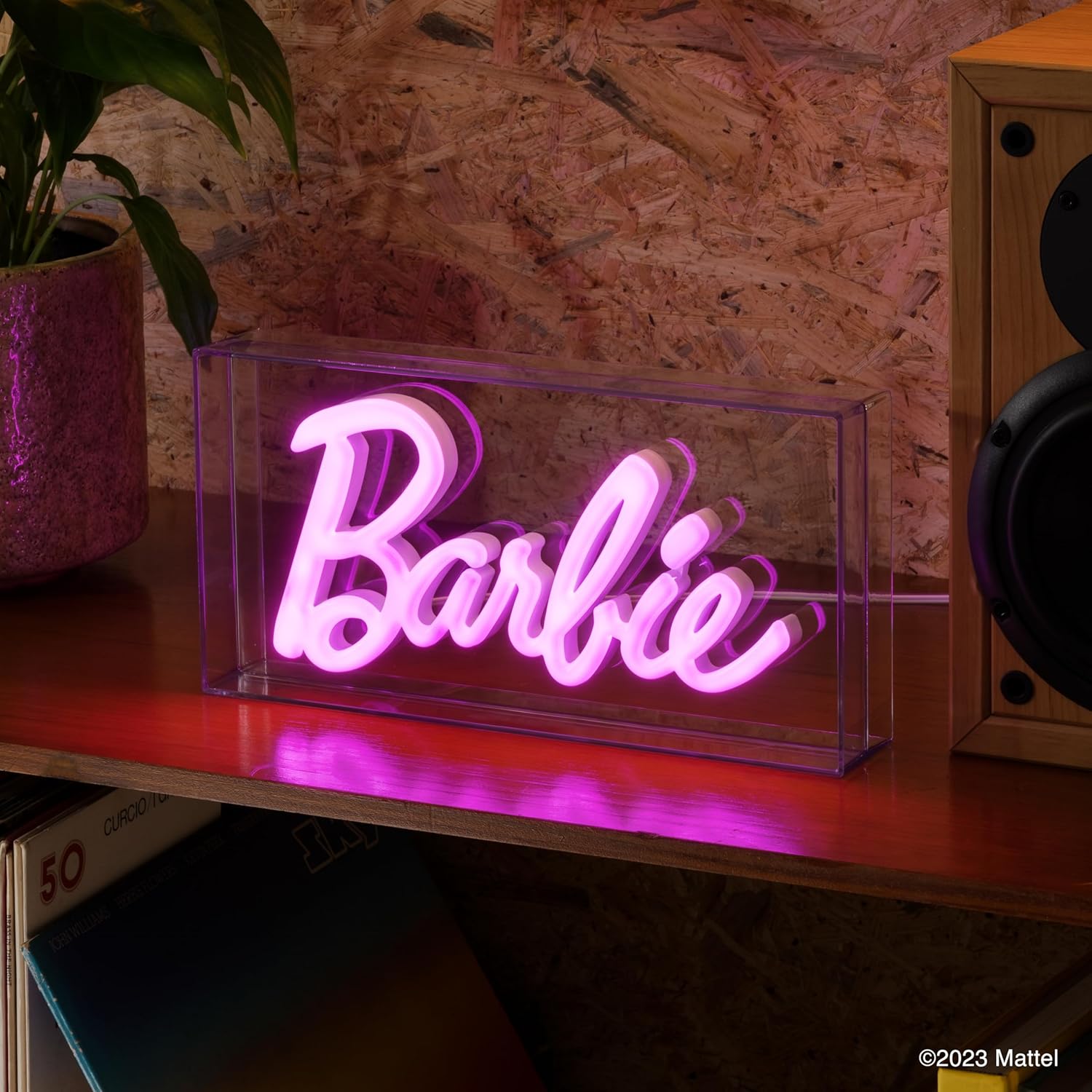 Lampe néon LED Barbie rose à poser ou murale – Image 7